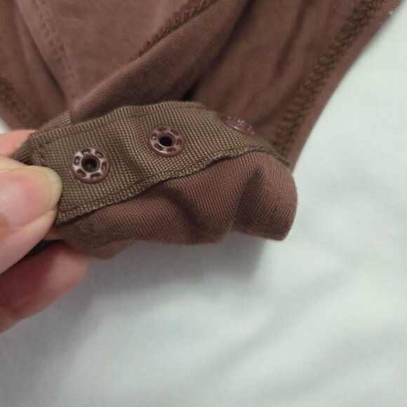 SHEIN Curve Plus Scoop Neck Bodysuit Brown 1XL - Picture 8 of 13